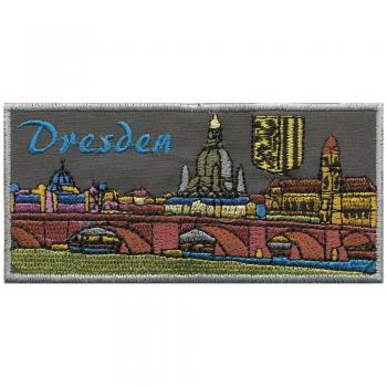 AUFNÄHER - Aufbügler - Dresden - 00426 - Gr. ca. 9 x 6,5 cm - Patches Stick Applikation