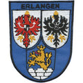 AUFNÄHER - Wappen - Erlangen - 00433 - Gr. ca. 7 x 8,5 cm - Patches Stick Applikation