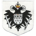 AUFNÄHER - Wappen - Mittelfranken - 00447/1 - Gr. ca. 9 x 6,5 cm - Patches Stick Applikation