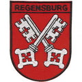 AUFNÄHER - Wappen - Regensburg - 00457 - Gr. ca. 7 x 8,5 cm - Patches Stick Applikation