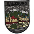 AUFNÄHER - Salzburg - Gr. ca. 7,5cm x 8,5cm (00465) Stick Patches Applikation Stadtwappen Landeswappen Region