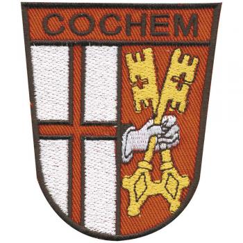 AUFNÄHER - Wappen - COCHEM - 00489 - Gr. ca. 5,5 x 7,5 cm - Patches Stick Applikation