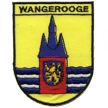 AUFNÄHER - Wappen - WANGEROOGE - 01726 - Gr. ca. 7 x 9 cm - Patches Stick Applikation