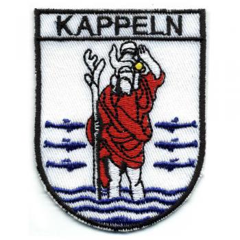 AUFNÄHER - Wappen - KAPPELN - 01737 - Gr. ca. 7,5 x 5,5 cm - Patches Stick Applikation