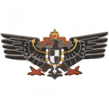 AUFNÄHER - Wappen - Adler - 01831 - Gr. ca. 9 x 6,5 cm - Patches Stick Applikation