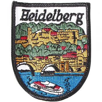 AUFNÄHER - Wappen - HEIDELBERG - 04009 - Gr. ca. 6,5 x 8 cm - Patches Stick Applikation