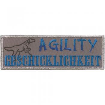 Aufnäher - Geschicklichkeit - 04552 - Gr. ca. 11 x 4 cm - Patches Stick Applikation