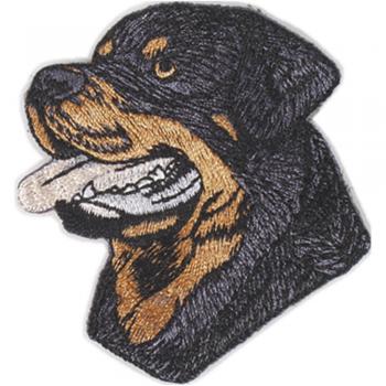 Aufnäher - Hundekopf - 04629 - Gr. ca. 6 x 6 cm - Patches Stick Applikation