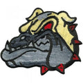 Aufnäher Patches Applikation Hund Hundekopf Bulldogge Gr. ca. 10cm x 8cm 04815