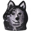 Aufnäher - Husky Kopf - 02118 - Gr. ca. 3 x 2 cm - Patches Stick Apllikation
