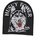 Aufnäher - Husky Power - 04521 - Gr. ca. 9 x 9,5 cm - Patches Stick Applikation