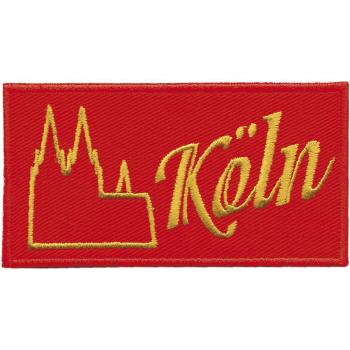 AUFNÄHER - KÖLN - 00480 - Gr. ca. 9,5 x 5 cm - Patches Stick Applikation