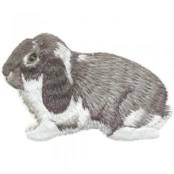 Aufnäher - Hase - 00322 - Gr. ca. 7 x 4,5 cm - Patches Stick Applikation