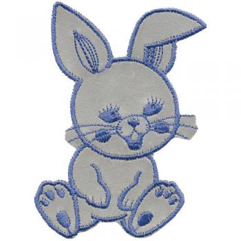 Aufnäher - Häschen - 00916 - Gr. ca. 9,5 x 6 cm - Patches Stick Applikation