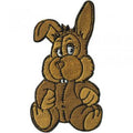 Aufnäher - Hase sitzend - 00939 - Gr. ca. 5,5 x 11 cm - Patches Stick Applikation