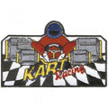 AUFNÄHER - Kart Racing - 04169 - Gr. ca. 9,5 x 6,5 cm - Patches Stick Applikation