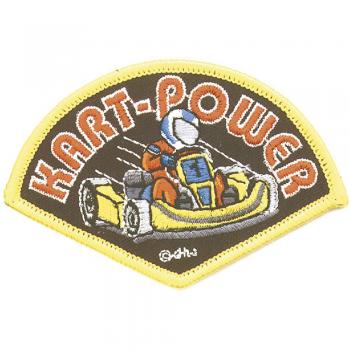 AUFNÄHER – Kart-Power -  04797 - Gr. ca. 9 x 6,5 cm - Patches Stick Applikation