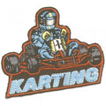 AUFNÄHER - Karting - 04970 - Gr. ca. 8 x 6,5 cm - Patches Stick Applikation