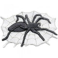 Aufnäher - Spinne im Netz - 03146 - Gr. ca. 7,5 x 5 cm - Patches Stick Applikation