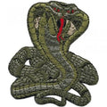 Aufnäher - Kobra - 03167 - Gr. ca. 5,5 x 6,5 cm - Patches Stick Applikation