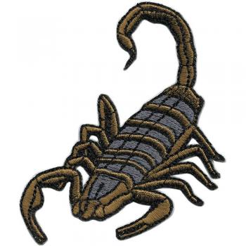 Aufnäher Patches Applikation - Wappen Skorpion - 04422 - Gr. ca. 5 x 8,5cm &quot;Skorpion&quot;