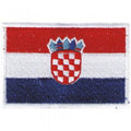 Aufnäher - Rechteck - 20409 - Gr. ca. 80x50mm - Kroatien