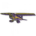 Aufnäher - Flugzeug - 02091 - Gr. ca. 5 x 1,5 cm - Patches Stick Applikation