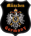 AUFNÄHER - Adler - München - 8881 - Gr. ca. 9 x 10,5 cm - Patches Stick Applikation