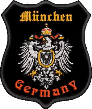 AUFNÄHER - Adler - München - 8881 - Gr. ca. 9 x 10,5 cm - Patches Stick Applikation