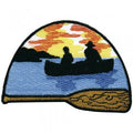 Aufnäher - Paddelboot - 00334 - Gr. ca. 8 x 6 cm - Patches Stick Applikation