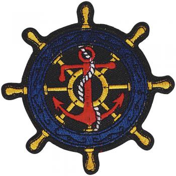 Aufnäher - Anker Maritim - Gr. ca. 8cm - 04533 - Stick Patches Applikation