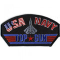 Aufnäher - USA NAVY Top Gun - 00677 - Gr. ca. 14cm x 7,5cm - Patches Stick Applikation