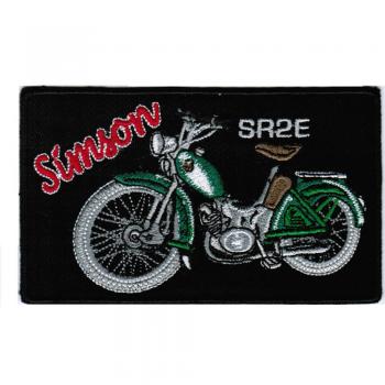 Aufnäher - Simson SR 2 E - 00568 - Gr. ca. 11 x 6,5 cm - Patches Stick Applikation