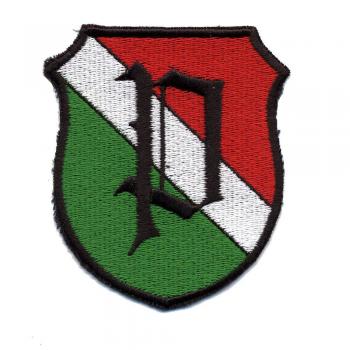 Aufnäher - Wappen - 01025 - Gr. ca. 7 x 8,5 cm - Patches Stick Applikation