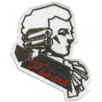 Aufnäher - Mozart - 00875 - Gr. ca. 8 x 6 cm - Patches Stick Applikation