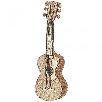 Aufnäher - Gitarre - 04730 - Gr. ca. 13 x 4 cm - Patches Stick Applikation