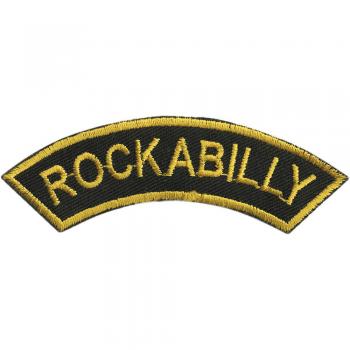 Aufnäher - Rockabilly - 06075 - Gr. ca. 10,5 x 4,5 cm - Patches Stick Applikation
