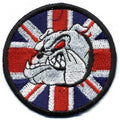 AUFNÄHER - Englische Bulldogge - 03067 - Gr. ca. 7 cm - Patches Stick Applikation