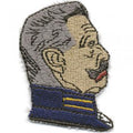 AUFNÄHER "Bismarck" NEU Gr. ca. 6cm x 4,5cm (02178) Patches Stick Applikation Persönlichkeit