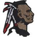 Aufnäher - Indianerkopf - 03154 - Gr. ca. 6 x 7 cm - Patches Stick Applikation