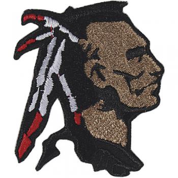 Aufnäher - Indianerkopf - 03154 - Gr. ca. 6 x 7 cm - Patches Stick Applikation
