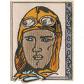 Aufnäher - Amelia Earhart - 04980 - Gr. ca. 7 x 9 cm - Patches Stick Applikation