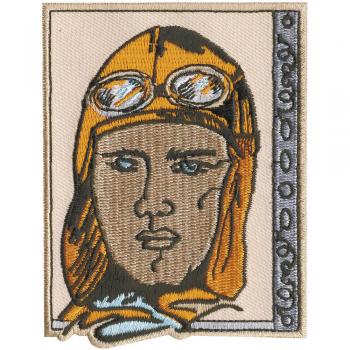 Aufnäher - Amelia Earhart - 04980 - Gr. ca. 7 x 9 cm - Patches Stick Applikation