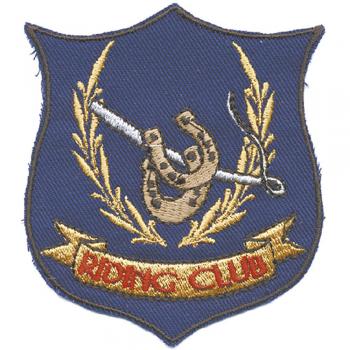 Aufnäher - Riding Club - 00834 - Gr. ca. 6 x 7 cm - Patches Stick Applikation