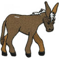 Aufnäher - Esel - 00934 - Gr. ca. 9cm x 8,5cm