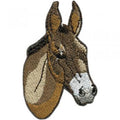 Aufnäher - Esel Eselskopf - 00936 - Gr. 4cm x 6,5cm