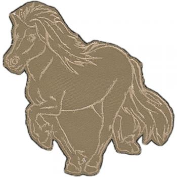Aufnäher - Pferd - 03281 - Gr. ca. 7,5 x 7 cm - Patches Stick Applikation