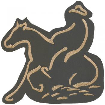 Aufnäher - Pferd - 08535 - Gr. ca. 28 x 27 cm - Patches Stick Applikation