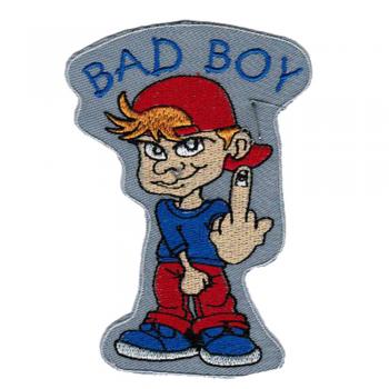 Aufnäher - Pinkelmännchen Bad Boy - 00622 - Gr. ca. 12 x 8 cm - Patchrs Stick Applikation