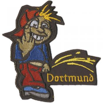 Aufnäher - Pinkelmännchen - Dortmund - 02983 - Gr. ca. 9cm x 10cm